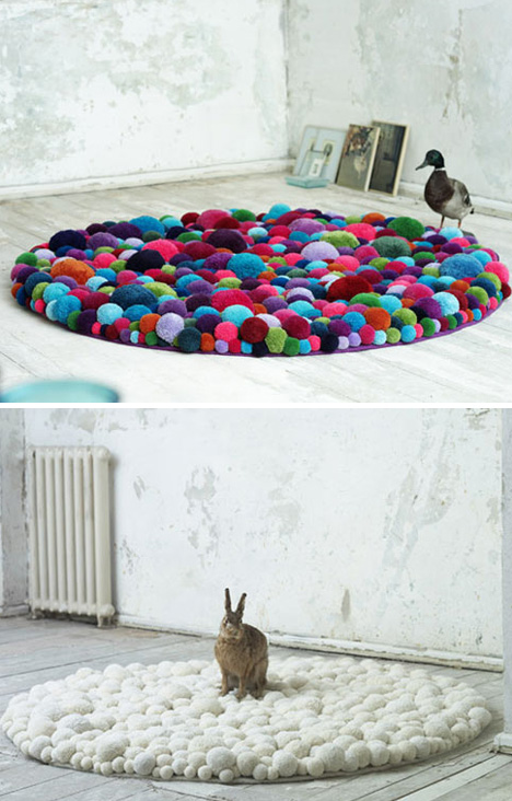 Alfombras locas para disfrutar de un momento de relax