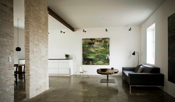 Decoración de Estudio en el Hogar: Un Espacio para el artista en Dinamarca