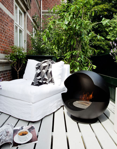 Chimeneas modernas para interior y exterior de bioetanol - Vauni