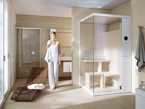 Sauna compacta diseñada para baños pequeños | Inipi B de Duravit