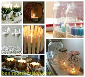velas diferentes bonita decoracion